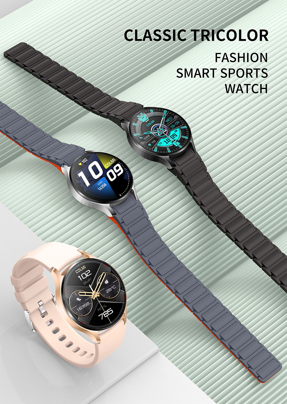 COLMI i28 Ultra AI Smartwatch AMOLED Display, AI Da-GPT integrado, oração muçulm