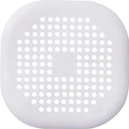 Adesivo de Silicone Quadrado para Ralo de Banheiro, Filtro de Cabelo para Esgoto