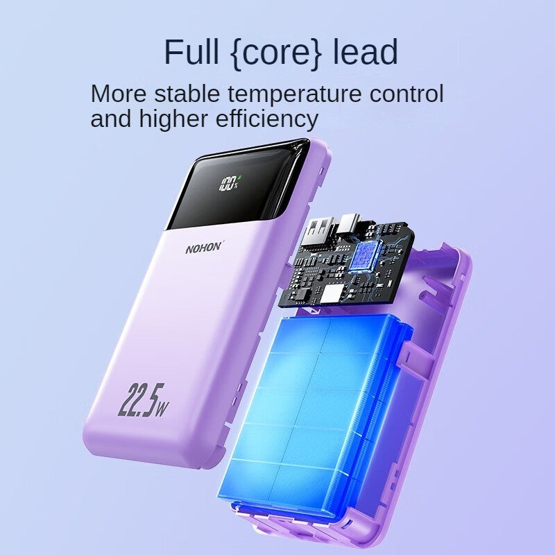 Nohon power bank 20000mah carga super rápida para iphone 16 pro max 15 14 13 ipa