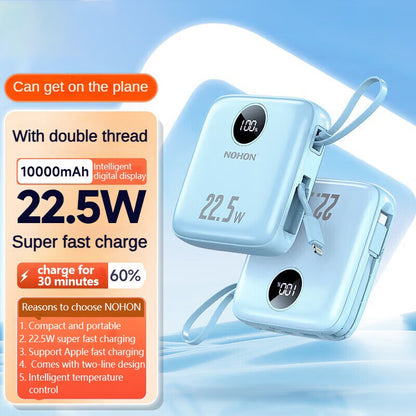 Nohon power bank 20000mah carga super rápida para iphone 16 pro max 15 14 13 ipa
