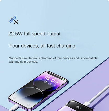 Nohon power bank 20000mah carga super rápida para iphone 16 pro max 15 14 13 ipa