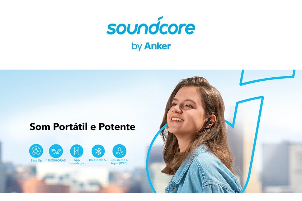Soundcore by Anker P20i Verdadeiro Fones De Ouvido Sem Fio 30H Fones De Ouvido B