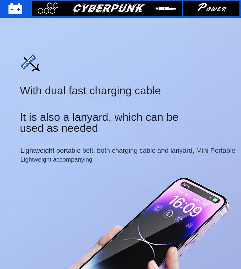 Nohon power bank 20000mah carga super rápida para iphone 16 pro max 15 14 13 ipa