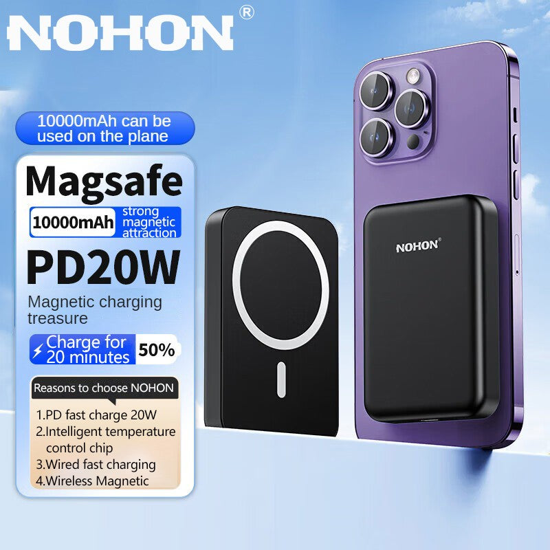 Nohon power bank 20000mah carga super rápida para iphone 16 pro max 15 14 13 ipa