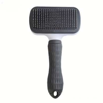 Escova removedora de pelos de cachorro, pente para gato, escova de massagem para