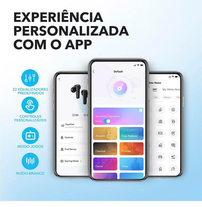 Soundcore by Anker P20i Verdadeiro Fones De Ouvido Sem Fio 30H Fones De Ouvido B