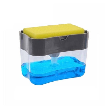 Suporte Bucha Esponja Dispenser Detergente 2 em 1 com esponja