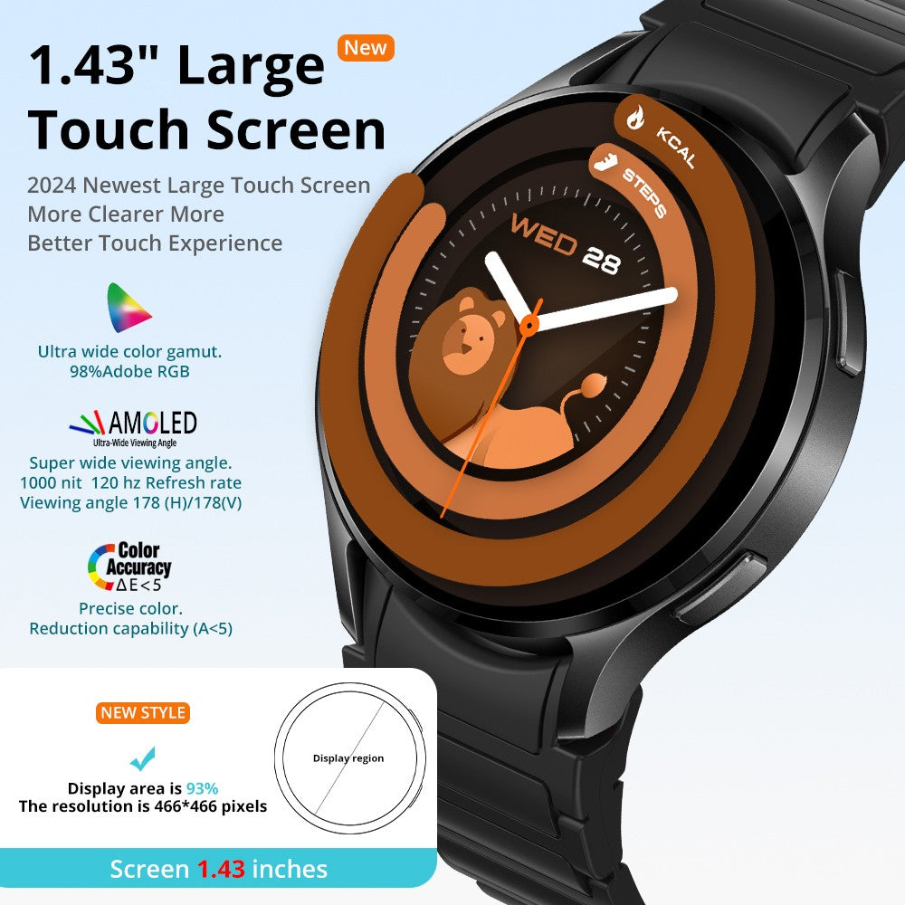 COLMI i28 Ultra AI Smartwatch AMOLED Display, AI Da-GPT integrado, oração muçulm