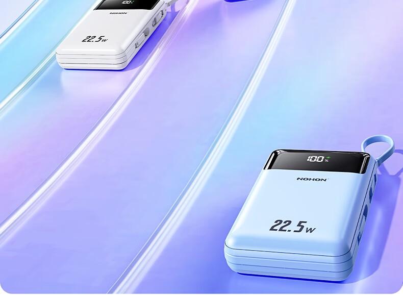 Nohon power bank 20000mah carga super rápida para iphone 16 pro max 15 14 13 ipa