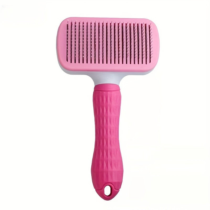 Escova removedora de pelos de cachorro, pente para gato, escova de massagem para