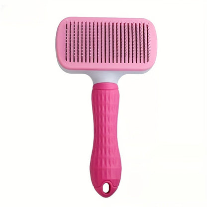 Escova removedora de pelos de cachorro, pente para gato, escova de massagem para