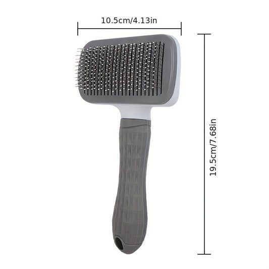 Escova removedora de pelos de cachorro, pente para gato, escova de massagem para