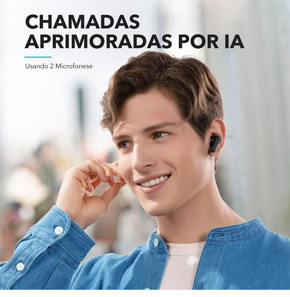 Soundcore by Anker P20i Verdadeiro Fones De Ouvido Sem Fio 30H Fones De Ouvido B