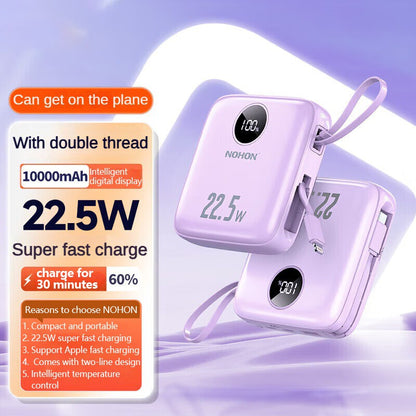 Nohon power bank 20000mah carga super rápida para iphone 16 pro max 15 14 13 ipa